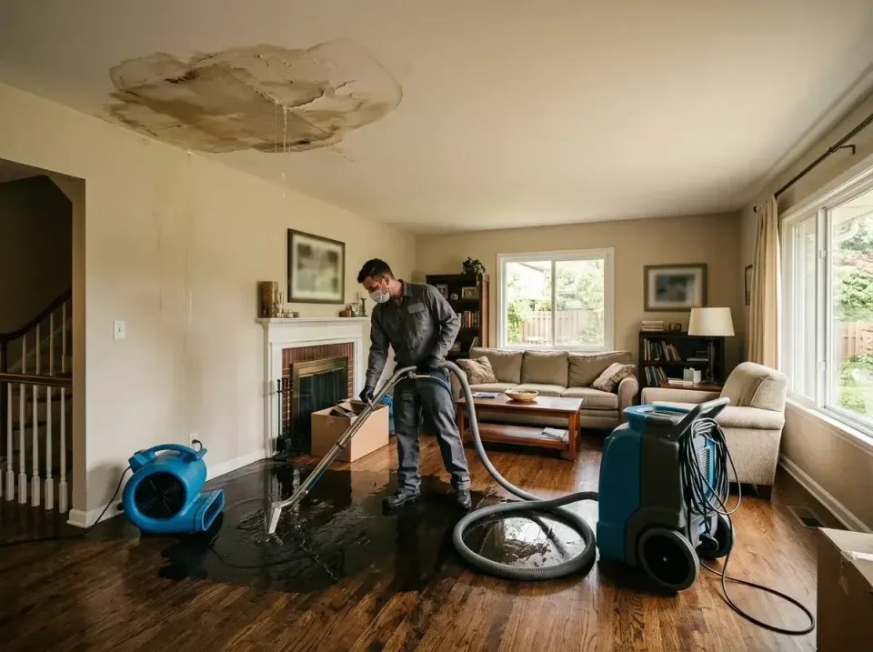 attic-pipe-burst-ceiling-drip-008 — frequently asked questions, Water Damage Restoration & Carpet Care in Everett, WA